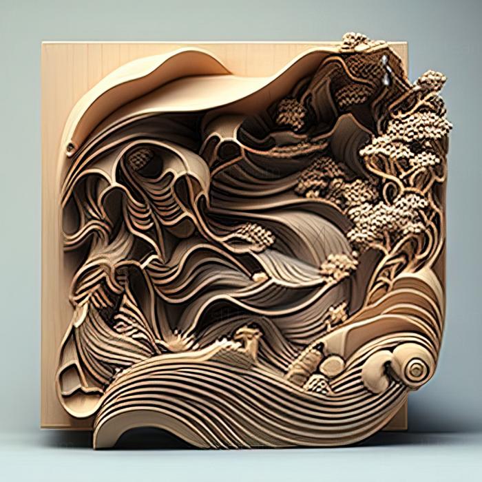 3D model st japanese art (STL)